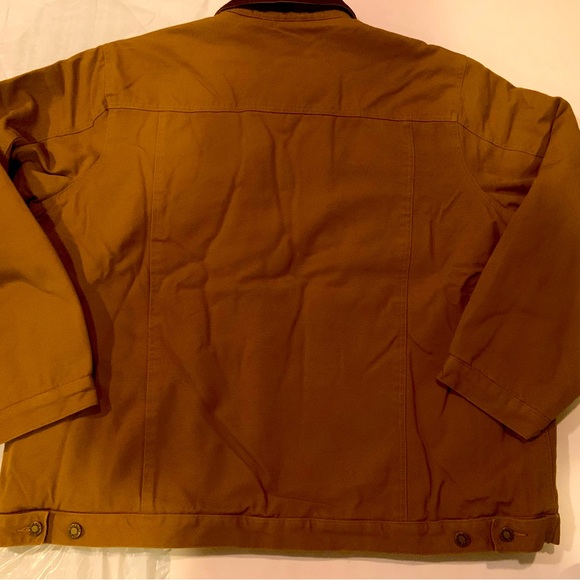 High Noon Sherpa Lined Brown Men’s Chore Work Jacket Coat Size 2XL TL (NWOT) - Picture 9 of 12